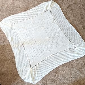 Lord & Taylor Small Creations Baby Blanket White